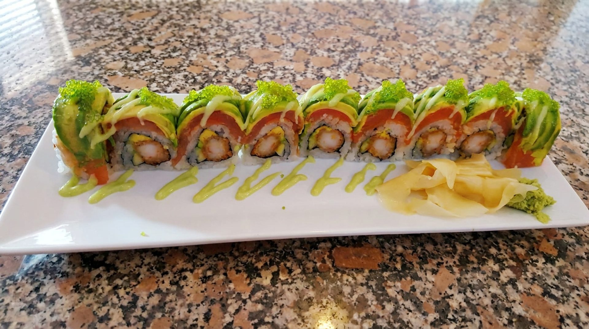 The Green Dragon roll