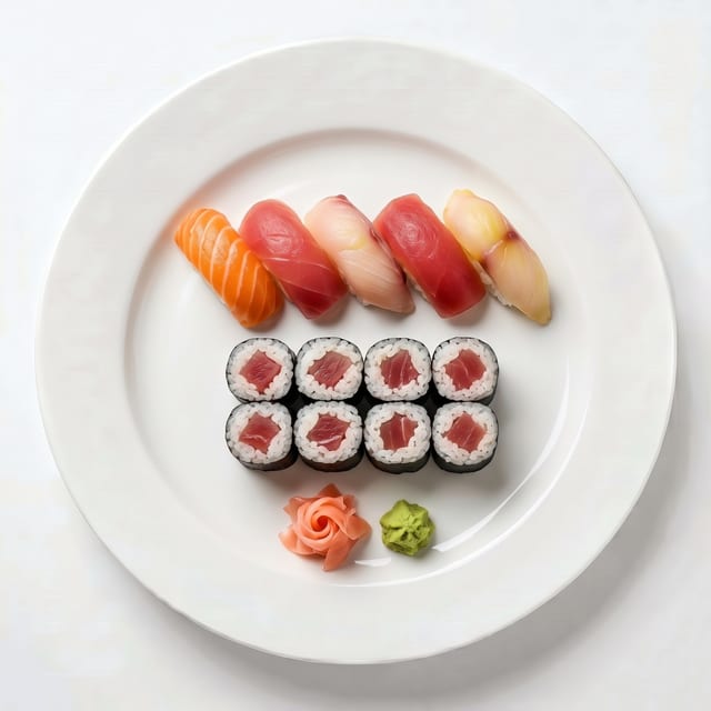 Sushi & Tuna Roll.