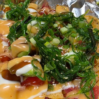 Tuna Poke Nachos