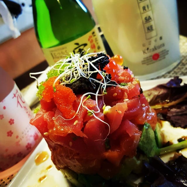 Tuna & Salmon Tartare by Taka.