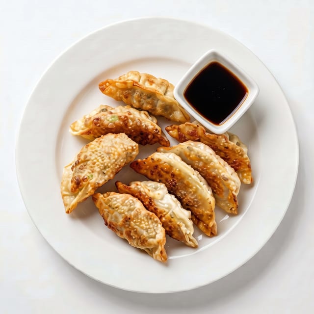 Japanese-Style Seafood Dumplings.