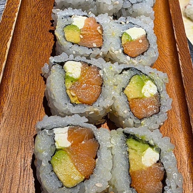 Smoked Salmon & Cream Cheese Roll.