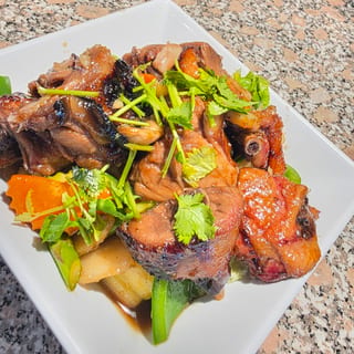 Asian Roast Duck with Chef's Sauce & Rice