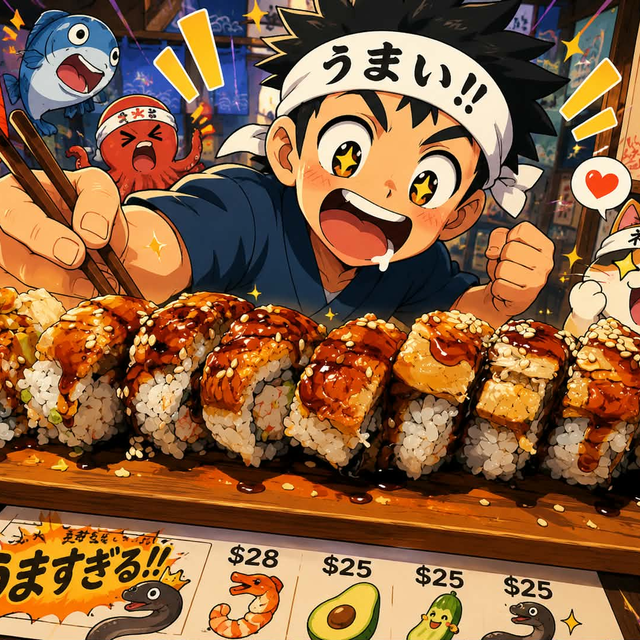 Black Dragon Roll.