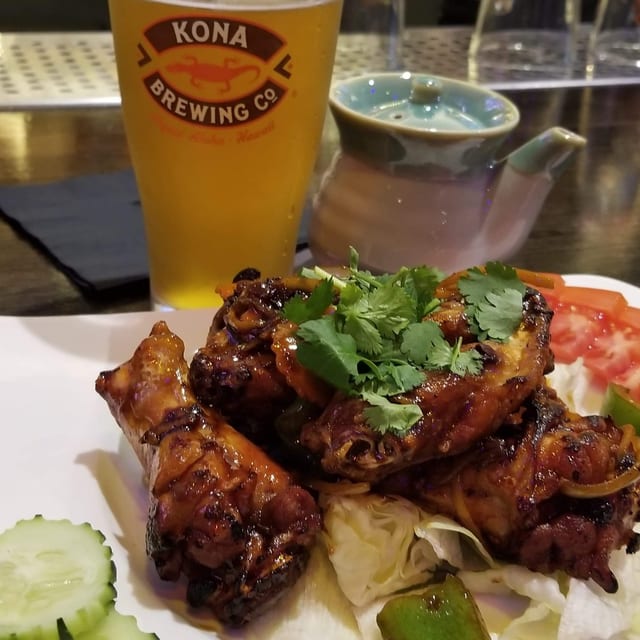 Spicy Buffalo Ginger Wings.