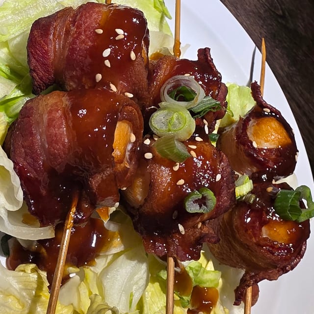 Bacon & Scallops.