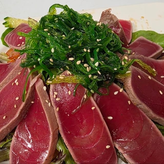Japanese Seared Tuna Salad.