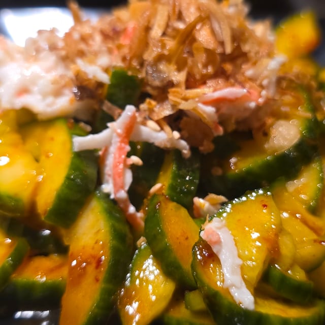 Spicy Cucumber Salad.