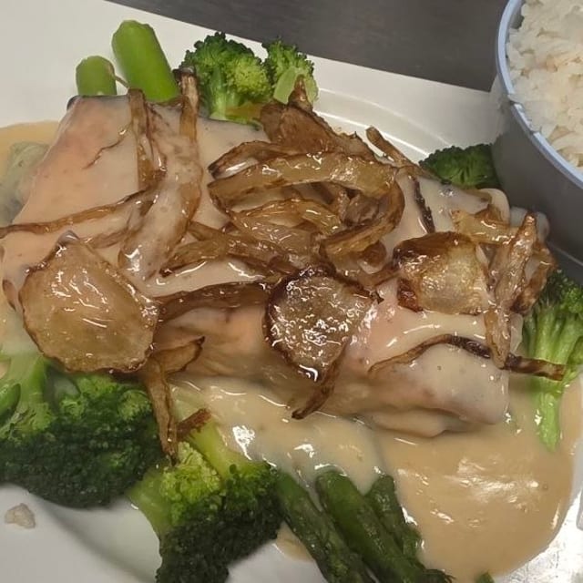 Fusion Miso Salmon.