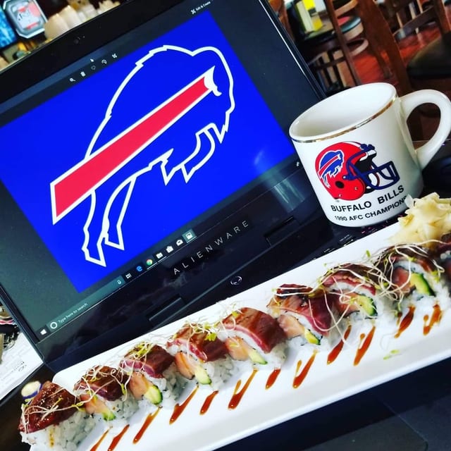 Buffalo Bills Sushi Roll.