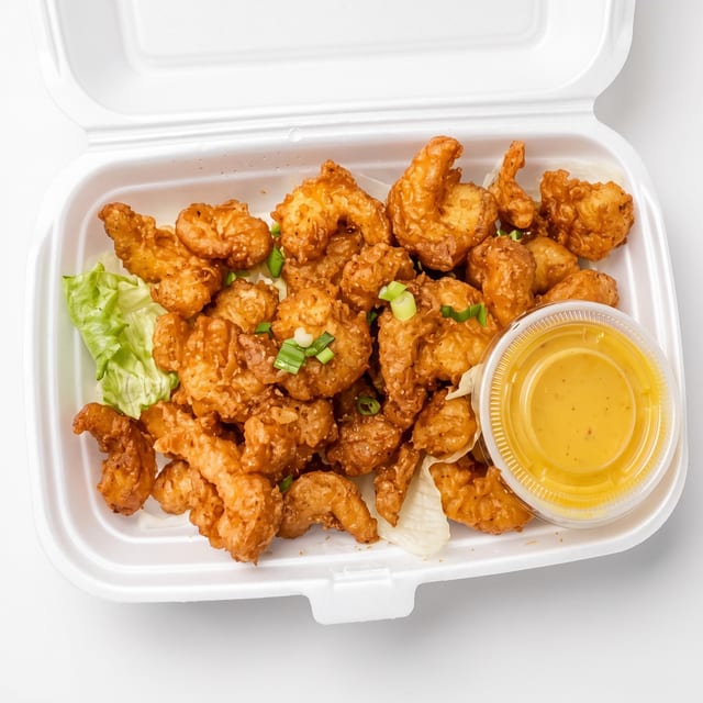 Crispy Rocket Shrimp.