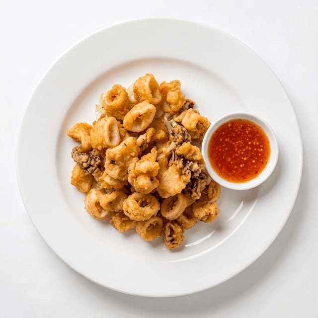 Golden Crispy Calamari.
