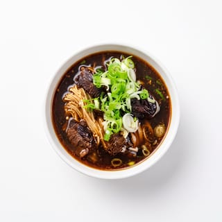 Khin's Beef Soup with Egg Noodles