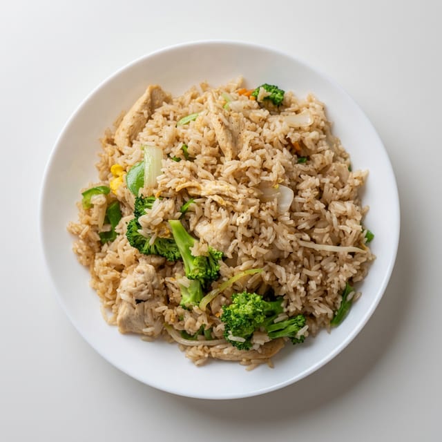 Bangkok Fried Rice or Thai Basil Fried Rice.