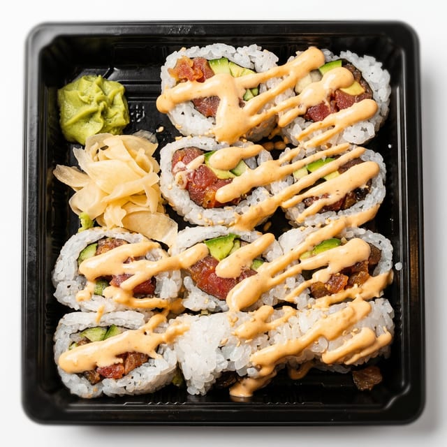 Spicy Tuna Roll Lunch.