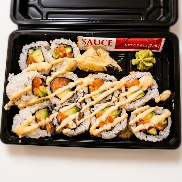 Spicy Salmon Roll.