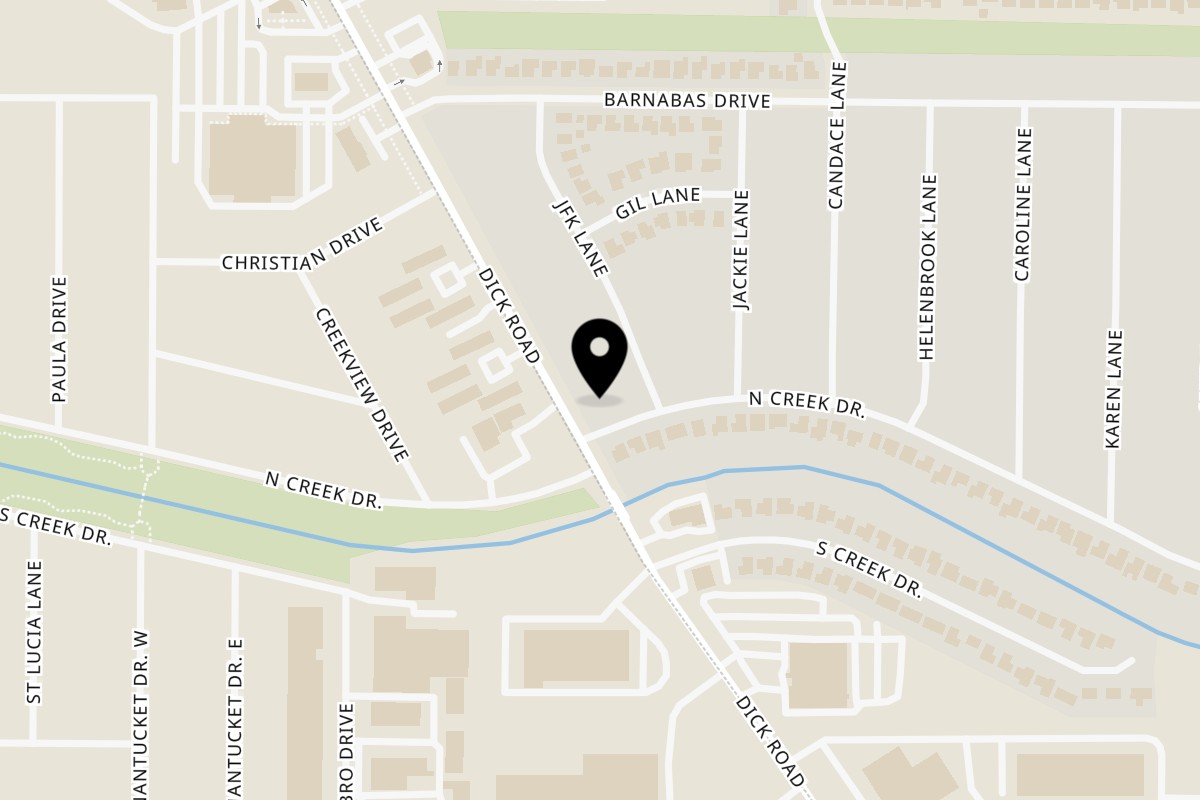 Map showing the location of Teton Kitchen (The Originals) Depew on 415 Dick Rd in Depew